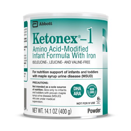 Abbott Nutrition 67048 Infant Formula Ketonex-1 14.1 oz. Can Powder Amino Acid / Iron Maple Syrup Urine Disease (MSUD)