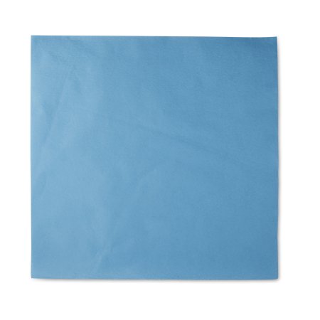 McKesson Brand 18-487 McKesson Sterilization Wrap Blue 20 X 20 Inch Single Layer Cellulose Steam / EO Gas