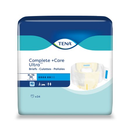 Essity HMS North America Inc 69982 Unisex Adult Incontinence Brief TENA Complete + Care Ultra X-Large Disposable Moderate Absorbency