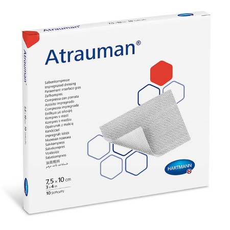 Hartmann  499513 Impregnated Contact Layer Dressing Atrauman Rectangle Sterile