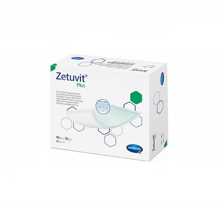 Hartmann  413110 Super Absorbent Dressing Zetuvit Plus 4 X 4 Inch Square