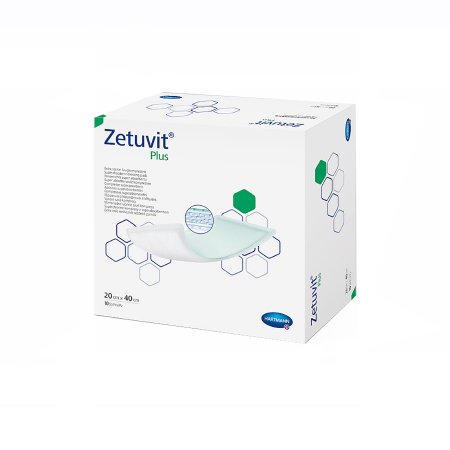 Hartmann  413715 Super Absorbent Dressing Zetuvit Plus 8 X 16 Inch Rectangle