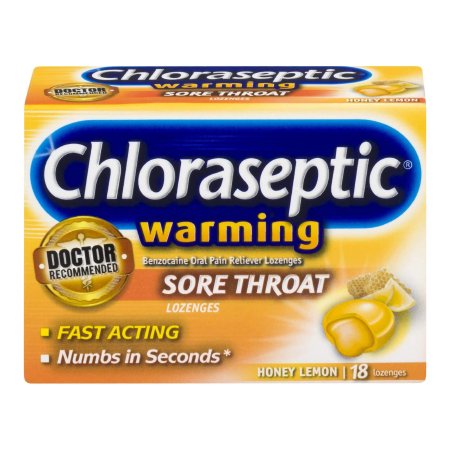 Med Tech Products  67811210189 Sore Throat Relief Chloraseptic Lozenge 18 per Box