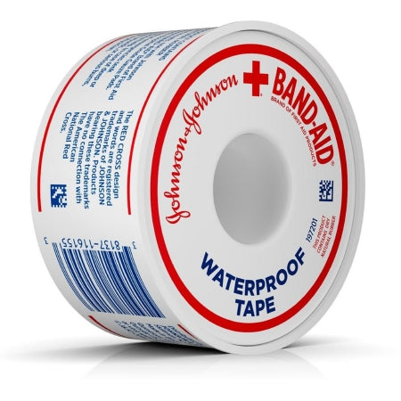 J & J Sales  38137117121 Waterproof Medical Tape Band-Aid Water Block White 1 Inch X 10 Yard Adhesive NonSterile