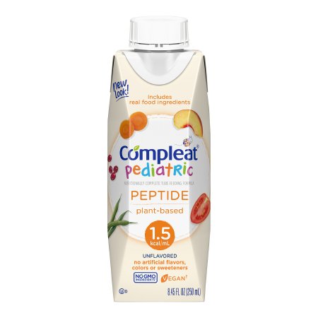 Nestle Healthcare Nutrition 4390013135 Pediatric Oral Supplement Compleat Peptide 1.5 8.45 oz. Carton Liquid Plant and Peptide Based