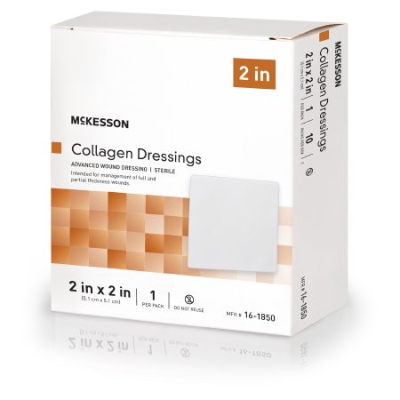 McKesson Brand 16-1850 Collagen Dressing McKesson 2 X 2 Inch Square