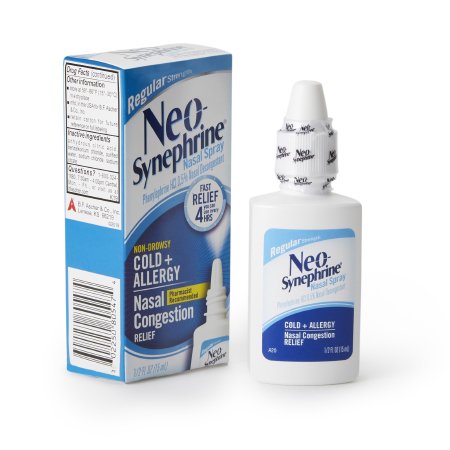 BF Ascher  00225080547 Sinus Relief Neo-Synephrine 0.5% Strength Nasal Spray 15 mL