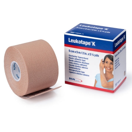 BSN Medical  7297811 Orthopedic Corrective Tape Leukotape K Beige 2 Inch X 5-1/2 Yard Cotton / Polyacrylate NonSterile