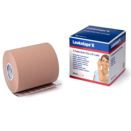 BSN Medical  7297812 Orthopedic Corrective Tape Leukotape K Beige 3 Inch X 5-1/2 Yard Cotton / Polyacrylate NonSterile