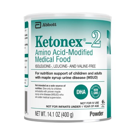 Abbott Nutrition 67050 Oral Supplement Ketonex-2 Unflavored Powder 14.1 oz. Can