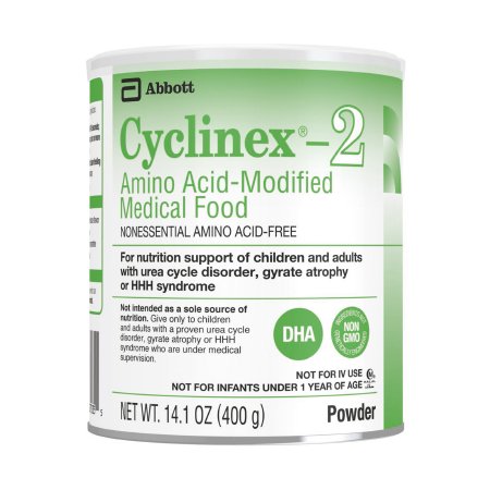 Abbott Nutrition 67034 Oral Supplement Cyclinex-2 Unflavored Powder 14.1 oz. Can