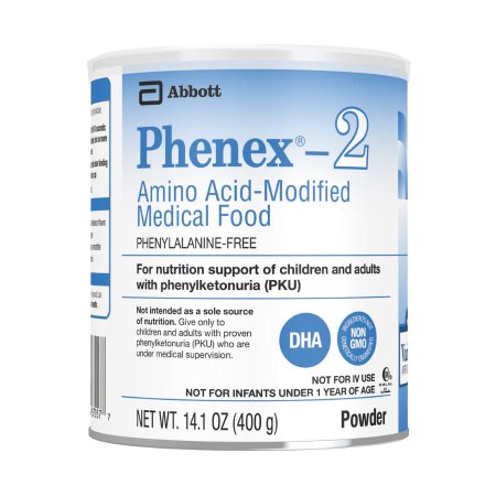 Abbott Nutrition 67056 Oral Supplement Phenex-2 Vanilla Flavor Powder 14.1 oz. Can