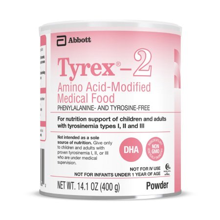 Abbott Nutrition 67064 Oral Supplement Tyrex-2 Unflavored Powder 14.1 oz. Can