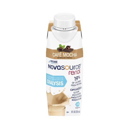 Nestle Healthcare Nutrition 00043900185446 Oral Supplement Novasource Renal Café Mocha Flavor Liquid 8 oz. Carton