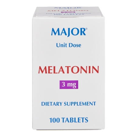 Major Pharmaceuticals  20555003601 Natural Sleep Aid Unit Dose Tablet 3 mg Strength