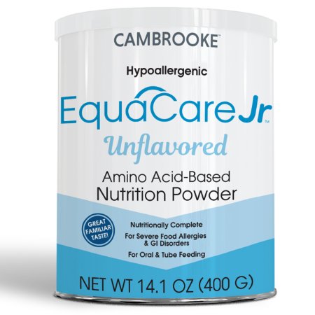 Cambrooke Therapeutics 48101 Pediatric Oral Supplement EquaCare Jr 14.1 oz. Can Powder Amino Acid Food Allergies