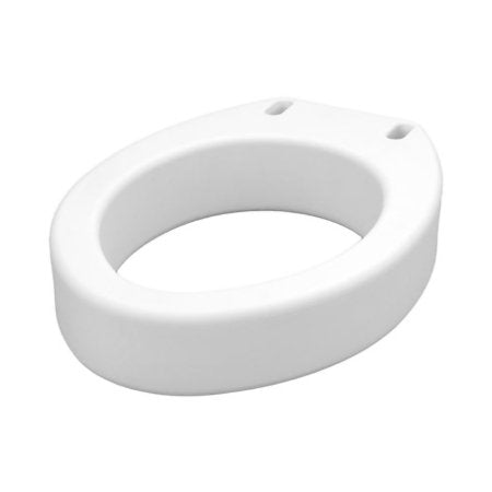 Nova Ortho-Med  8341-R Raised Toilet Seat Nova 3-1/2 Inch Height White 300 lbs. Weight Capacity