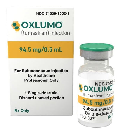 Alnylam Pharmaceuticals Inc  71336100201 Oxlumo Lumasiran Injection Single-Dose Vial