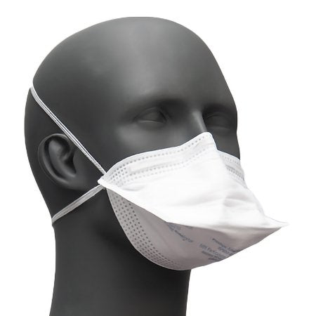 Prestige Ameritech RP88010 Particulate Respirator / Surgical Mask ProGear Medical N95 Flat Fold Pouch Elastic Strap Small White NonSterile ASTM Level 3 Adult