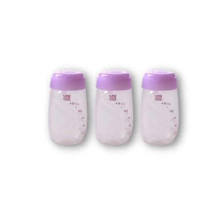 Zev Supplies Corp BSB Breast Milk Storage Bottle Unimom 5 oz. Plastic