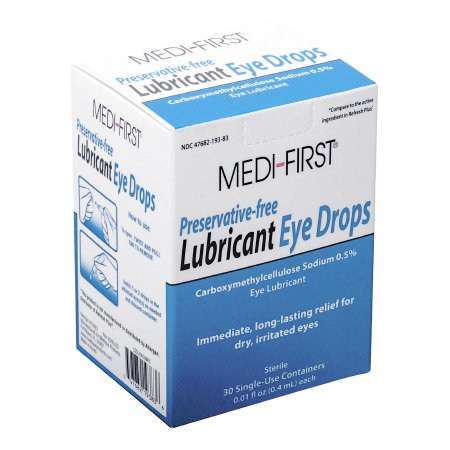 Medique Products  19383 Eye Lubricant Medi-First 0.01 oz. Gel Eye Drops