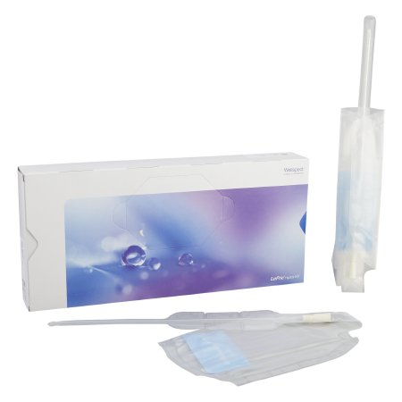 Wellspect Healthcare  42012403 Intermittent Closed System Catheter Tray LoFric Hydro-Kit Male / Straight Tip 12 Fr. Without Balloon Hydrophilic Coated Polyolefin-Based Elastomer (POBE)