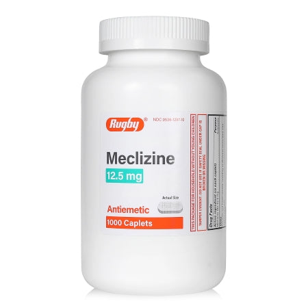 Major Pharmaceuticals  00536129710 Meclizine HCl 12.5 mg Bottle