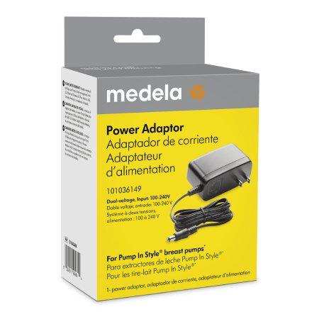 Medela 101040484 Breast Pump Power Adapter Pump In Style with MaxFlow For Pump In Style with MaxFlow Breast Pumps