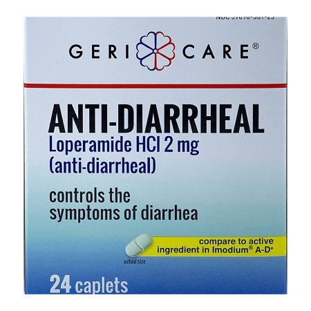 Geri-Care  381-24B-GCP Anti-Diarrheal Geri-Care 2 mg Strength Caplet 24 per Box