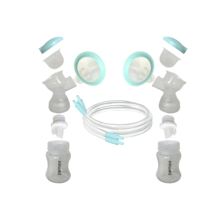 Zev Supplies Corp Z2FS21MM SET Double Breast Shield Kit Zomee Z2 21mm Plastic Reusable