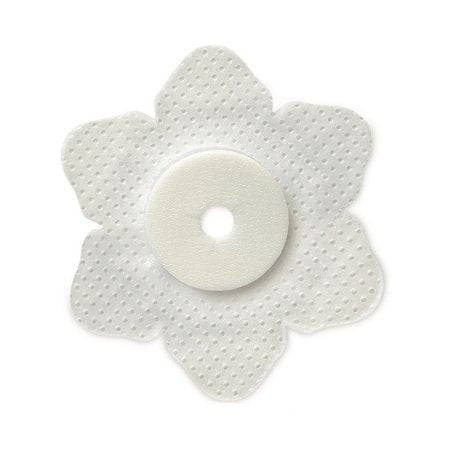 Mediusa  CR4490 Foam Dressing AdvazorbAreola 5 X 5 Inch Without Border Without Film Backing Silicone Adhesive Areola Shape Sterile