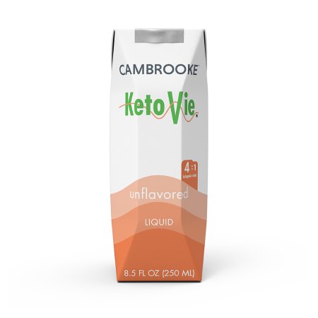 Cambrooke Therapeutics 50306 Oral Supplement KetoVie 4:1 Unflavored Liquid 8.5 oz. Carton