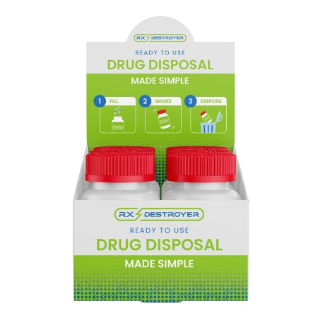 C2R Global Manufacturing  RX4-6POP Drug Disposal System Rx Destroyer All-Purpose 3 lbs. Carton Weight