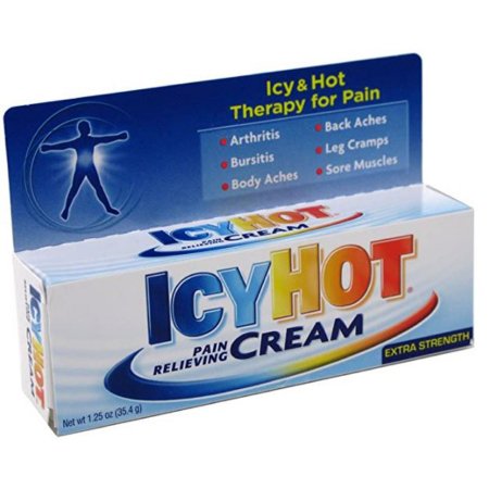 Chattem  04116700883 Topical Pain Relief Icy Hot 10% - 30% Strength Menthol / Methyl Salicylate Cream 1.25 oz.