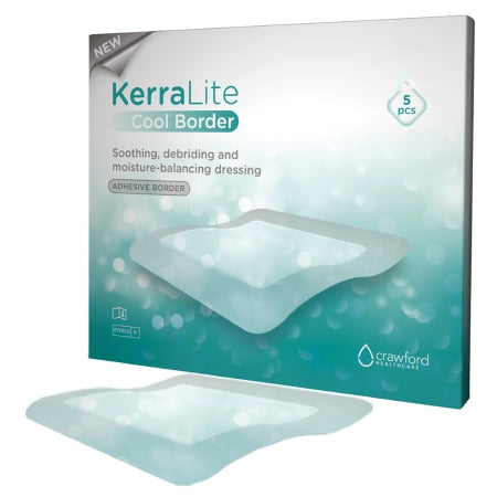 3M Systagenix/KCI  CWL1008 Hydrogel Wound Dressing KerraLite Cool Border Sheet 4 X 4 Inch Square Sterile