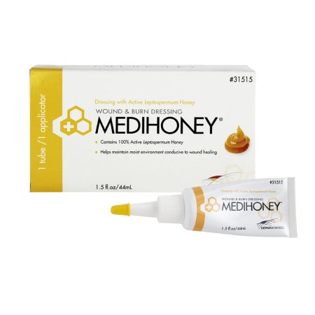 Derma Sciences  80995803361 Honey Wound and Burn Dressing MEDIHONEY 1.5 oz. Paste NonSterile