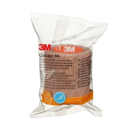 3M  2082-1X Cohesive Bandage 3M Coban NL 2 Inch X 2 Yard Self-Adherent Closure Tan NonSterile Standard Compression