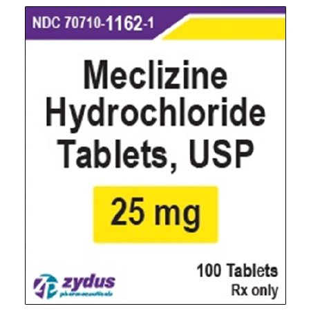 Zydus Pharmaceuticals  70710116201 Nausea Relief 25 mg Strength Tablet 100 Per Bottle