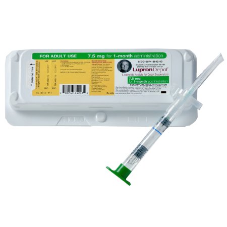 AbbVie Inc  00074364203 Lupron Depot Leuprolide Acetate 7.5 mg Injection Prefilled Syringe 1 Kit