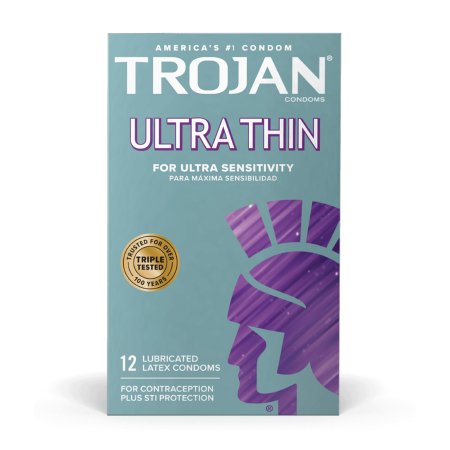 Church and Dwight  02260092642 Condom Trojan Lubricated 12 per Box