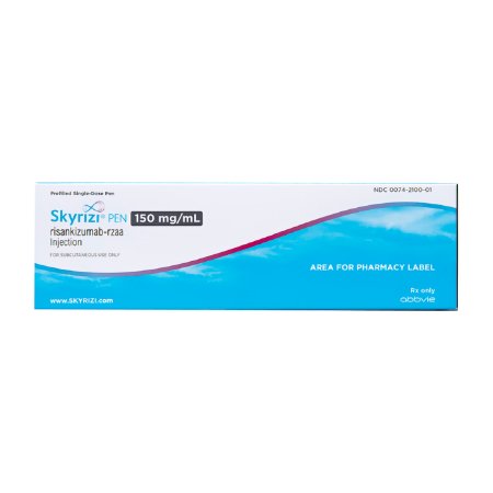 AbbVie Inc  00074210001 SKYRIZI Risankizumab-rzaa 150 mg / mL Injection Prefilled Auto-Injector 1 mL