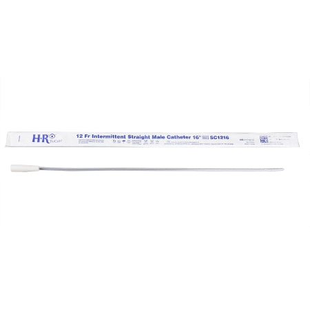 HR Pharmaceuticals  SC1216 Urethral Catheter TruCath Straight Tip Uncoated PVC 12 Fr. 16 Inch