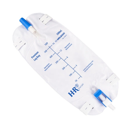 HR Pharmaceuticals  HRLB500 Urinary Leg Bag TruCath Premium Without Valve Sterile Fluid Path 500 mL