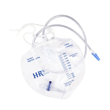 HR Pharmaceuticals  HRNB2000 Urinary Drain Bag TruCath Anti-Reflux Valve Sterile 2000 mL