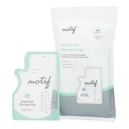 Motif Medical AAC0008-01 Breast Milk Storage Bag Motif Medical 8 oz. Plastic