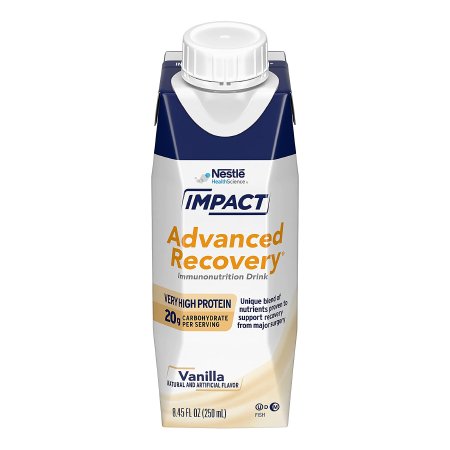 Nestle Healthcare Nutrition 00043900943114 Oral Supplement Impact Advanced Recovery Vanilla Flavor Liquid 8.45 oz. Carton