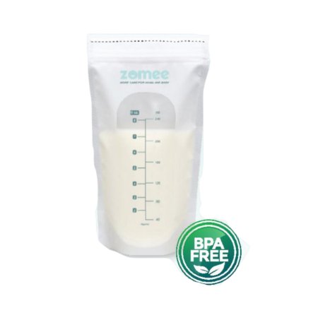 Zev Supplies Corp ZMSB120 Breast Milk Storage Bag Zomee 8 oz. Plastic