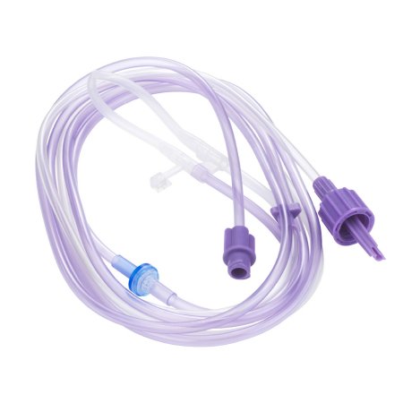 Amsino International PE90ST Enteral Feeding Pump Spike Set with ENFitConnector PUGGLE PVC NonSterile ENFit Transition Connector