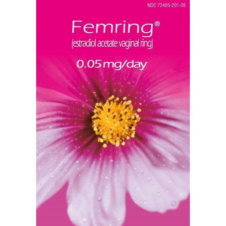 Prasco Millicent  72495020105 Femring Estradiol Acetate 0.05 mg Ring Pouch 1 Vaginal Ring