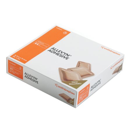 Smith & Nephew  66000044 Foam Dressing Allevyn Adhesive 5 X 5 Inch With Border Film Backing Adhesive Square Sterile